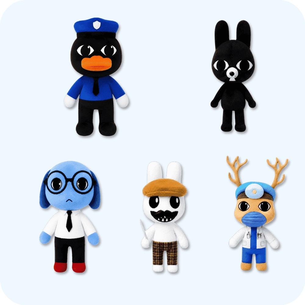 Animal Hospital Plush 5PCS Animal Hospital Plush 5PCS