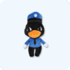 Cute Officer Duckman Animal Hospital Plush